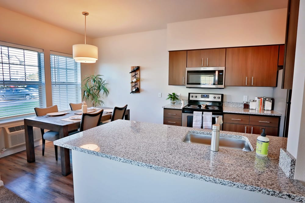 Kitchen & Dining Nook at The Boulevard in Philomath, Oregon