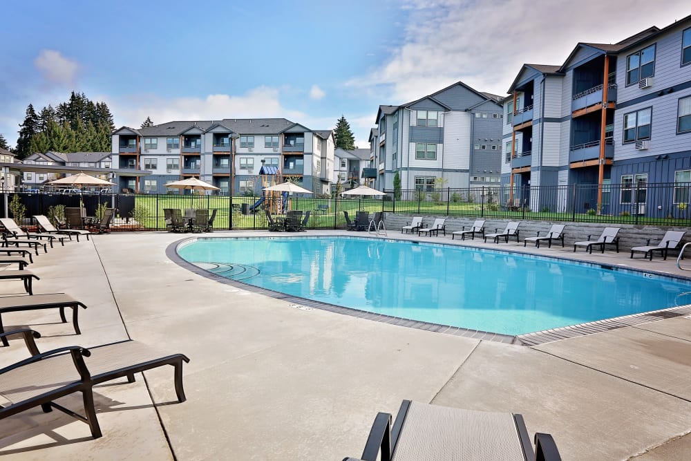 swimming pool at The Boulevard in Philomath, Oregon