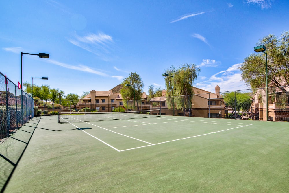 Tennis court at Starrview at Starr Pass in Tucson, AZ