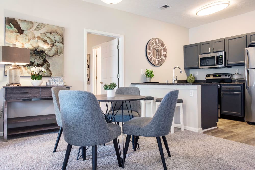 Luxury living and kitchen spaces at Southgate Landing in Louisville, Kentucky