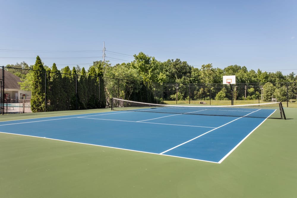Tennis courts at Southgate Landing in Louisville, Kentucky