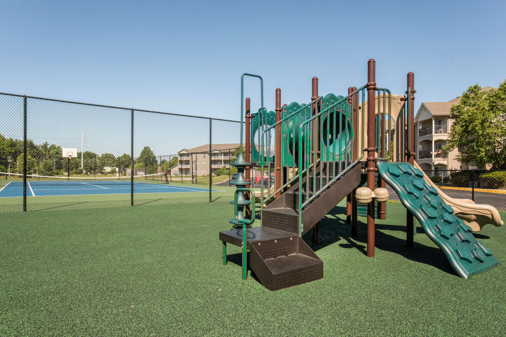 Playground with activities for kids at Southgate Landing in Louisville, Kentucky