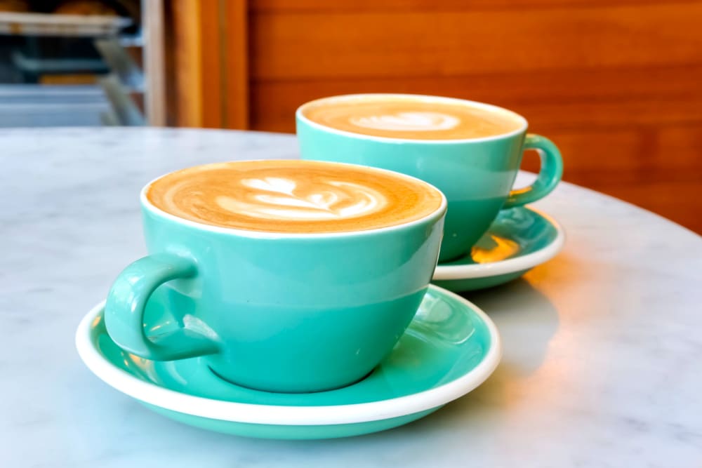 Lattes at Castle Vista Senior Duplex Community in Atwater, California