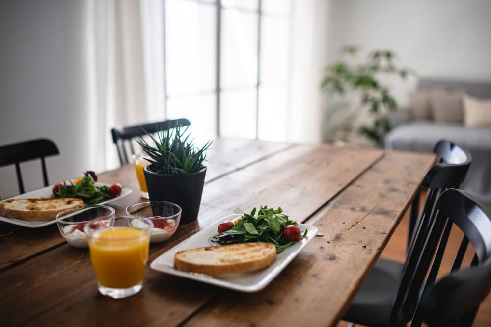 Delicious breakfast at Park Place Apartments in Sacramento, California