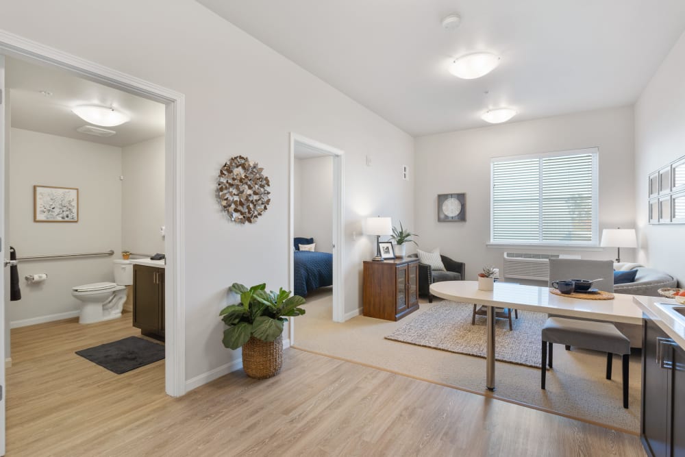living rec area at WellQuest of Elk Grove in Elk Grove, California