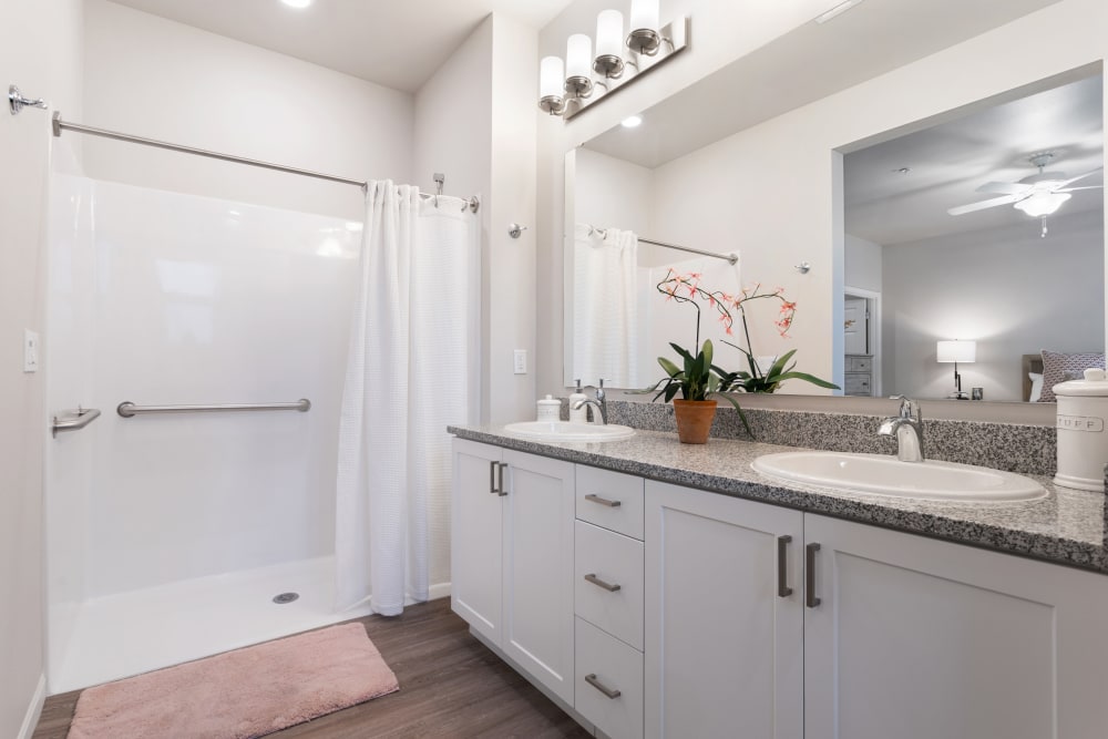 bathroom and with shower at WellQuest of Elk Grove in Elk Grove, California