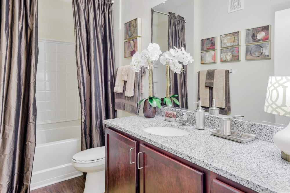 large bath at Oasis at Montclair Apartments in Dumfries , VA