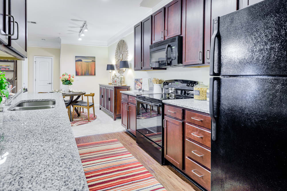 Kitchen at Oasis at Montclair Apartments in Dumfries , VA