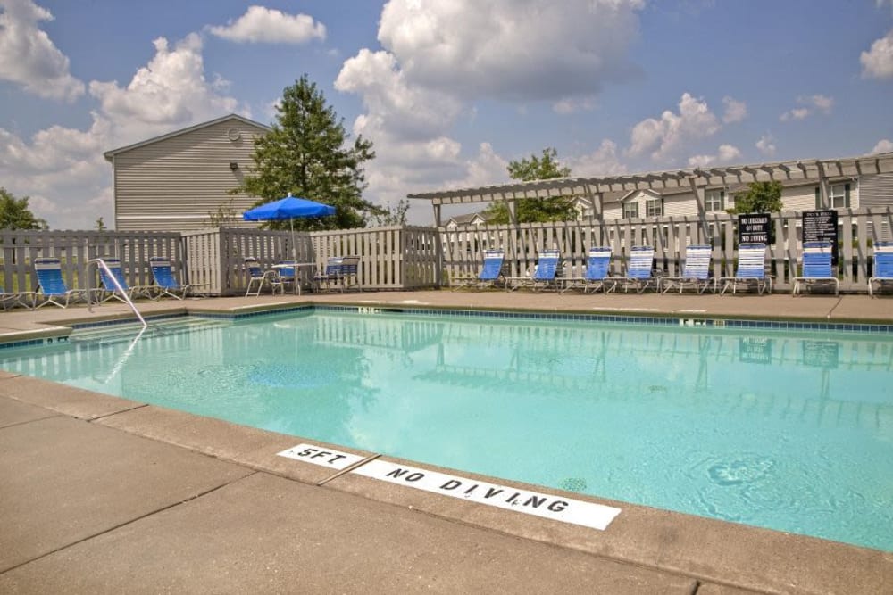 A large swimming pool at Cedar Ridge in La Vergne, Tennessee