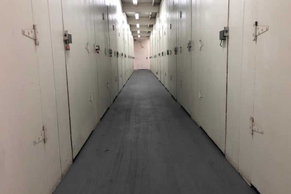 Interior units at Armor Self Storage in Sacramento, California