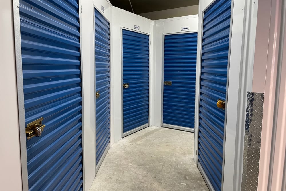Interior units at Storage Solutions in Capistrano Beach, California