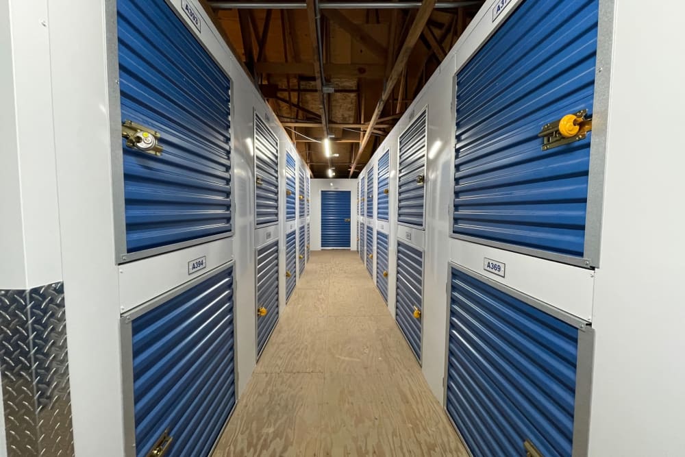 Interior units at Storage Solutions in Capistrano Beach, California