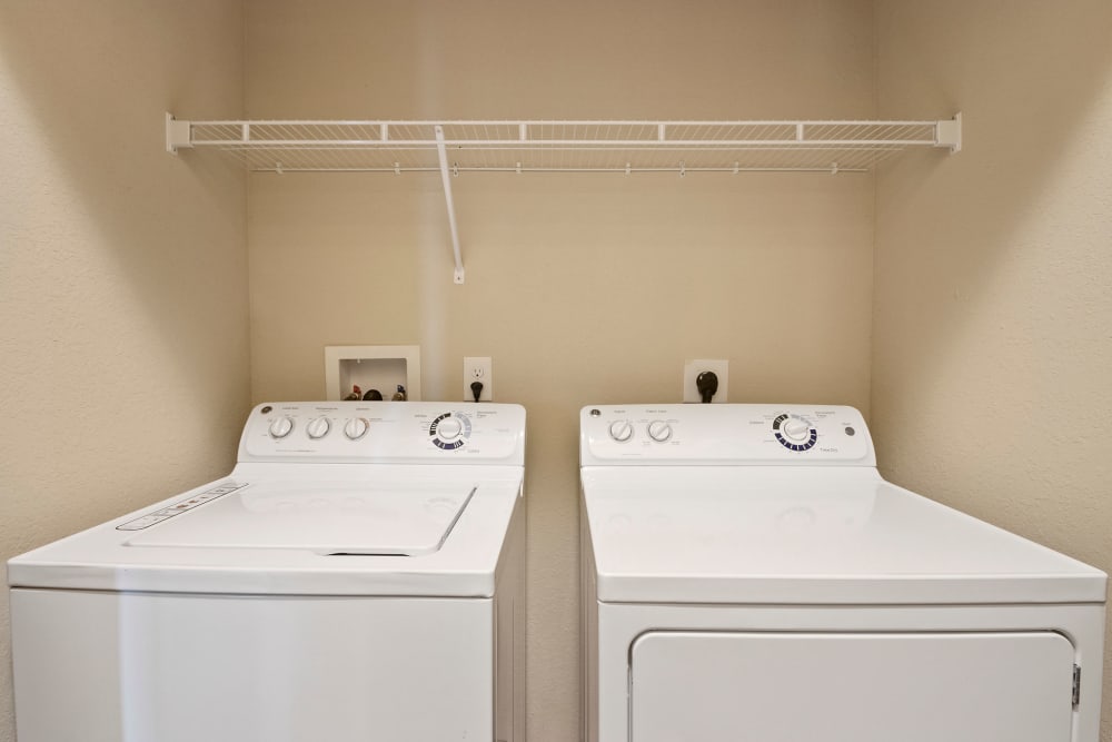Laundry area at The Addison at South Tryon in Charlotte, North Carolina
