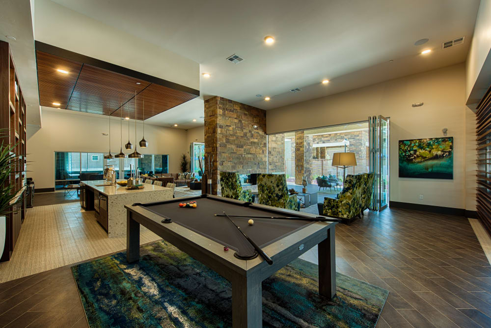 Game room at Ocio Plaza Del Rio in Peoria, Arizona