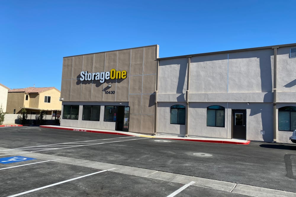 An exterior view of StorageOne Maryland Pkwy & Cactus in Las Vegas, Nevada