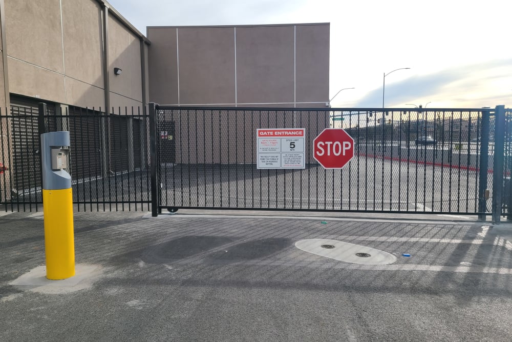 gate access at StorageOne Maryland Pkwy & Cactus in Las Vegas, Nevada