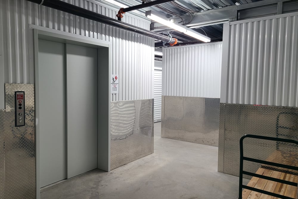 freight elevator at StorageOne Maryland Pkwy & Cactus in Las Vegas, Nevada