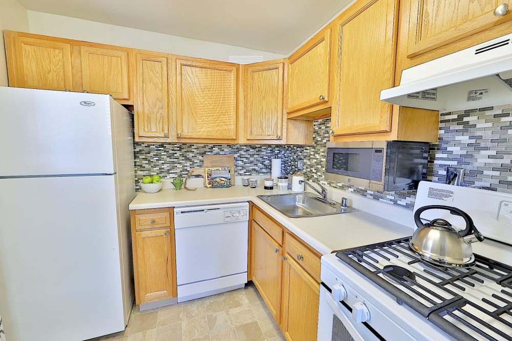 Kitchen at Gwynn Oaks Landing Apartments & Townhomes, MD