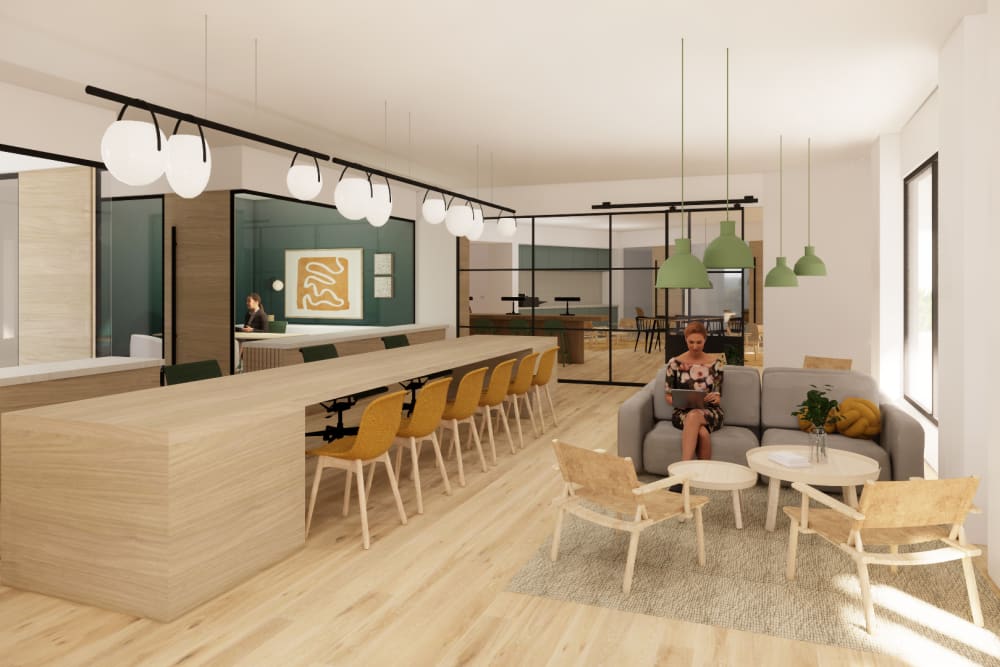 Leasing office at Ellington Midtown in Atlanta, Georgia