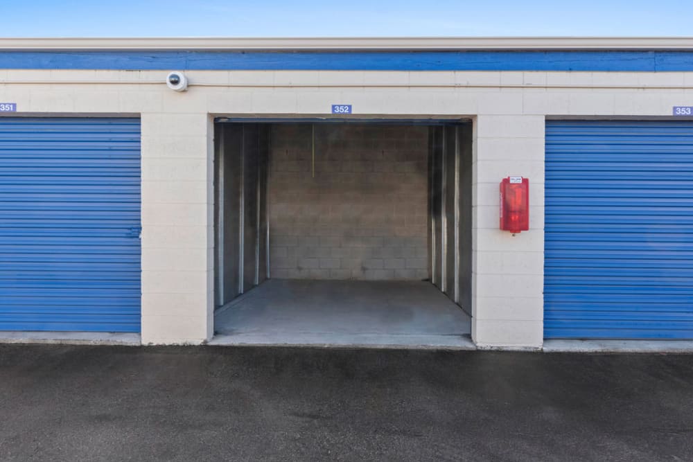 Doorway to a storage area at Stor'em Self Storage in American Fork, Utah