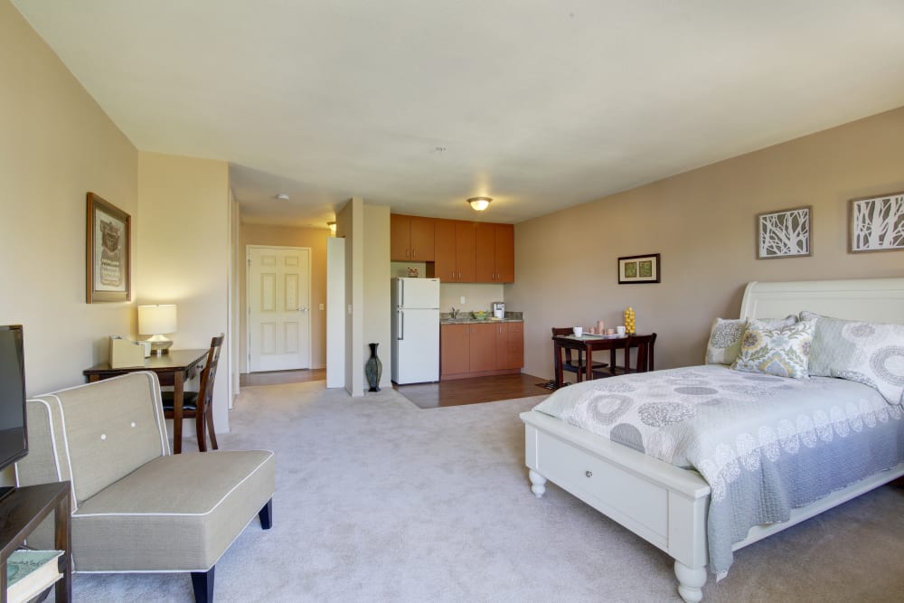 Studio senior apartment at Citrus Place in Riverside, California