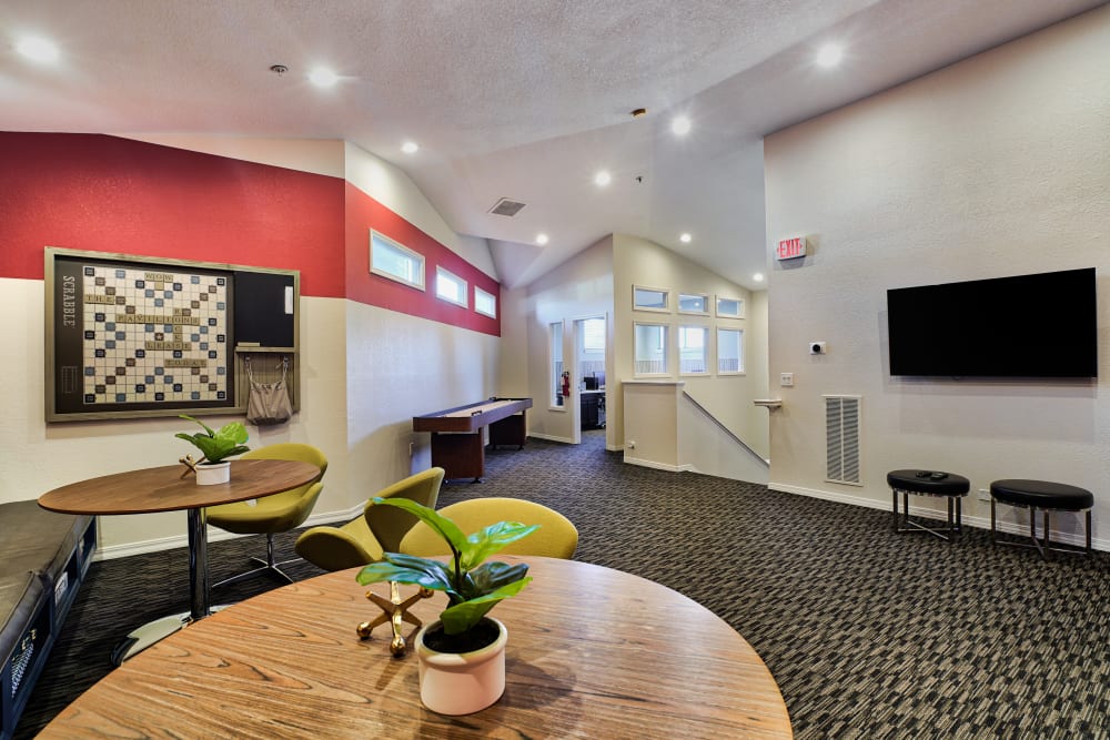 Game room at Pavilions at Silver Sage in Fort Collins, CO