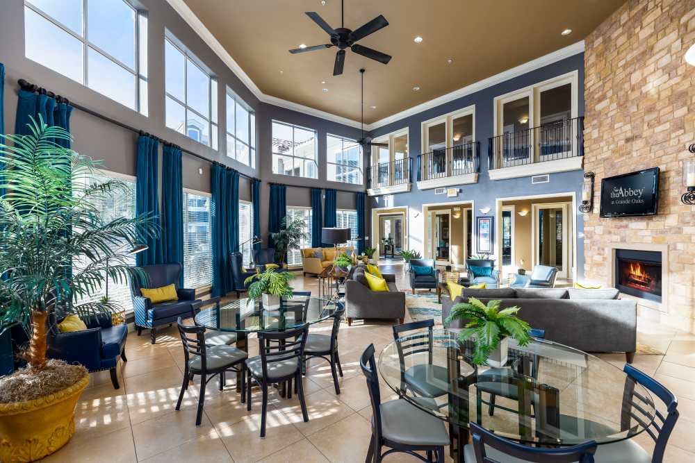 Clubhouse at The Abbey at Grande Oaks in San Antonio, Texas