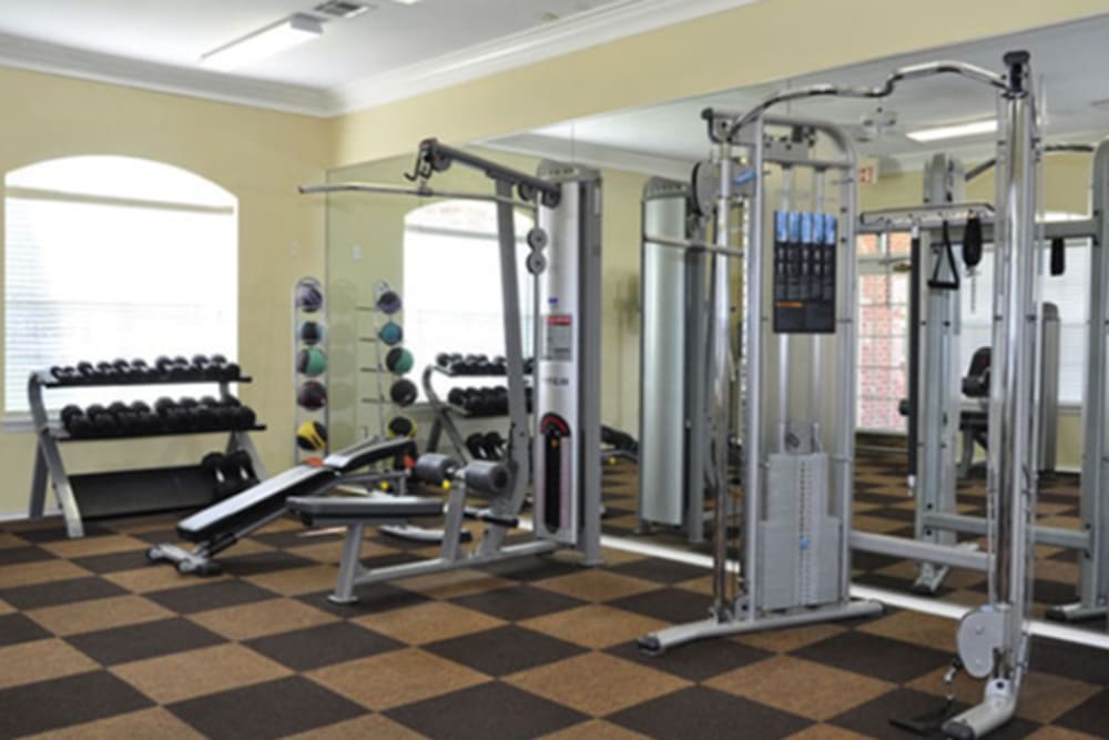 Gym at Champion Lake Apartment Homes in Shreveport, Louisiana