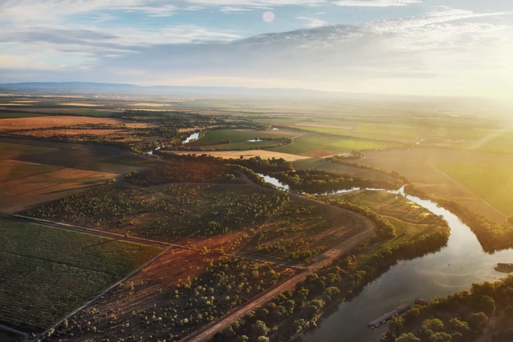 Beautiful view of the landscape near Ray Stone Inc.