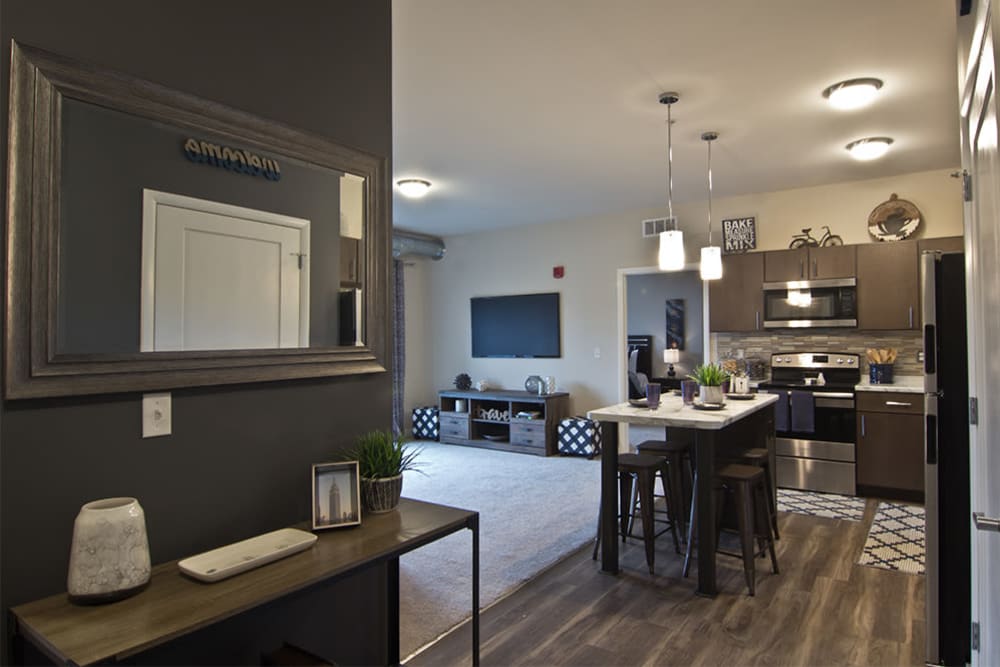 Open floorplans at Park West 205 Apartment Homes in Pittsburgh, Pennsylvania
