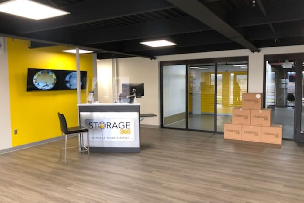 Front office at Storage 365 in St. Paul, Minnesota