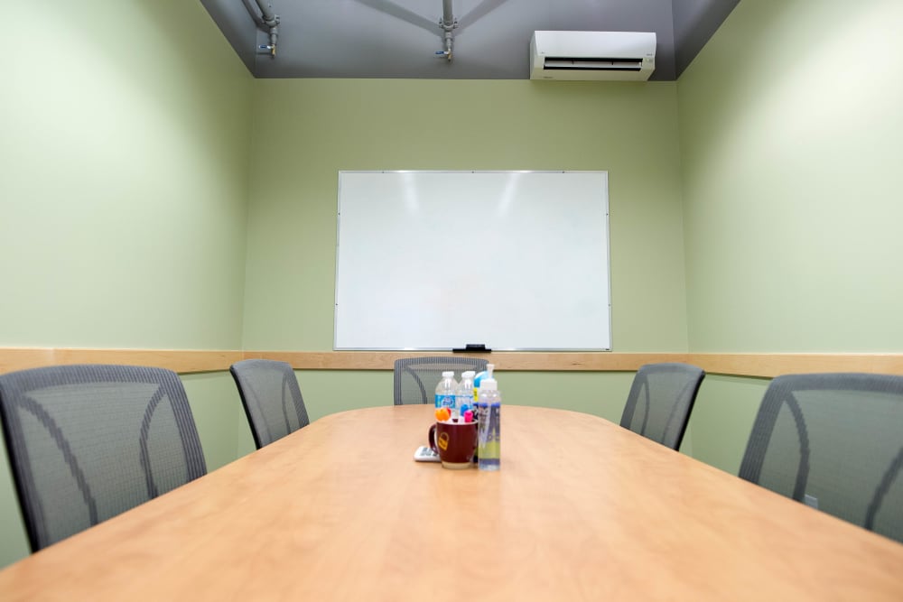 Spacious meeting room at Apple Self Storage - Toronto Downtown in Toronto, Ontario