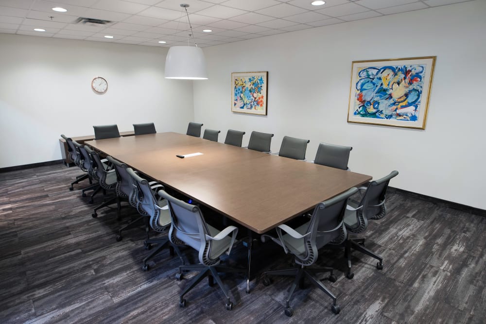 Large conference room at Apple Self Storage - Oakville in Oakville, Ontario