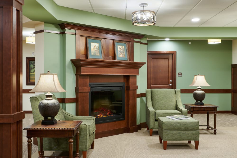 Living room at Willows Landing in Monticello, Minnesota
