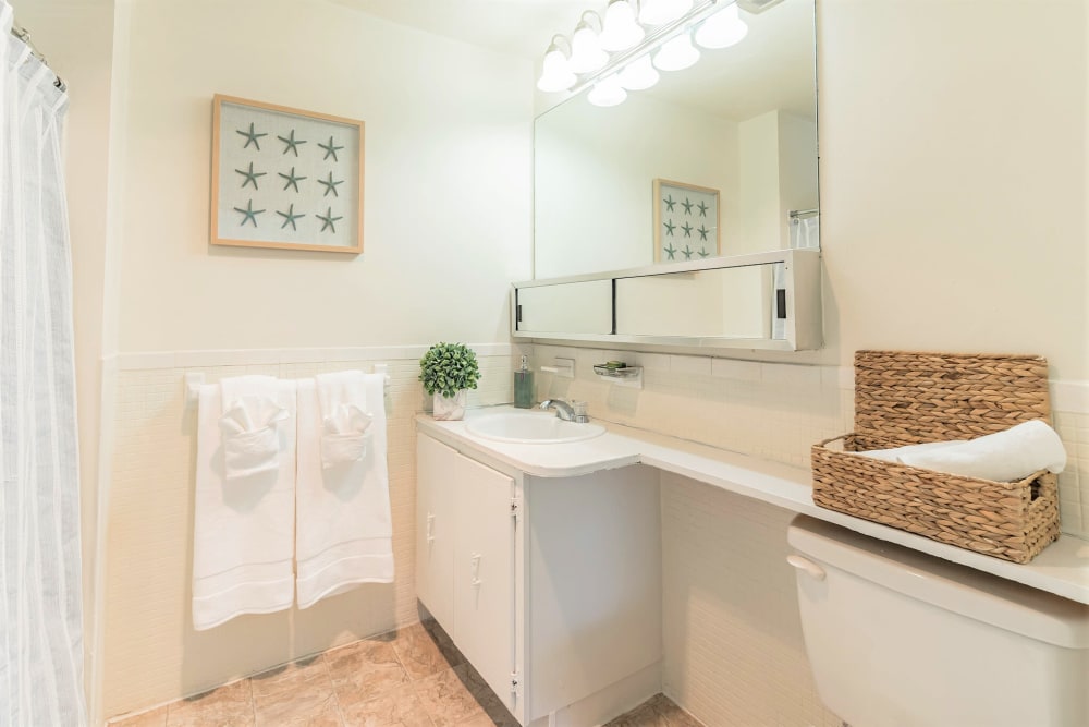 Bathroom at Park Village West in Westborough, Massachusetts
