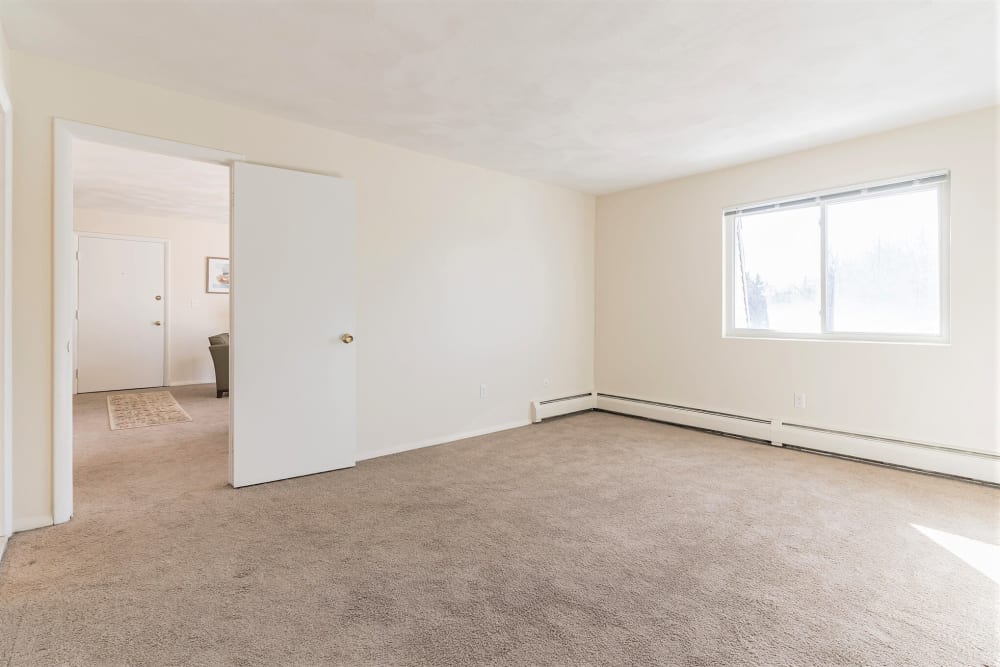 Bedroom ready to move in at Park Village West in Westborough, Massachusetts