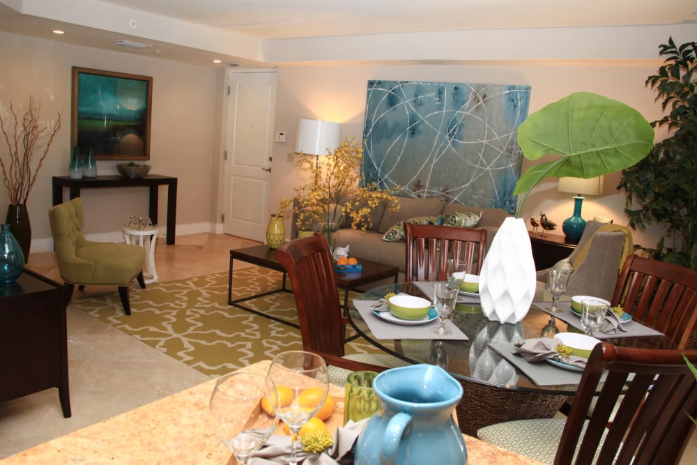 Dining room at The Heritage at Boca Raton in Boca Raton, Florida