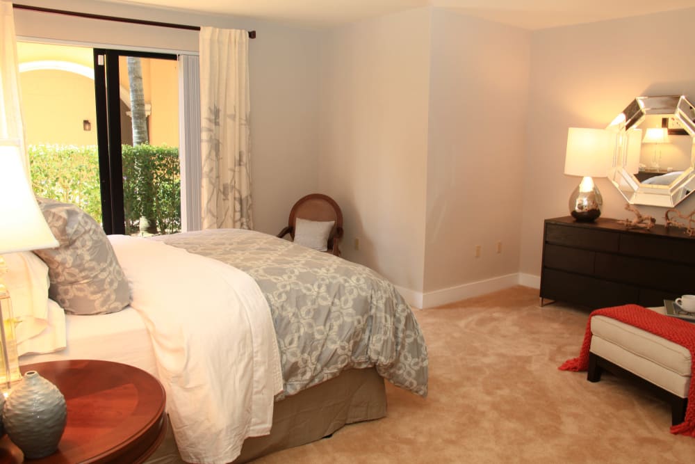Bedroom with a view at The Heritage at Boca Raton ni Boca Raton, Florida