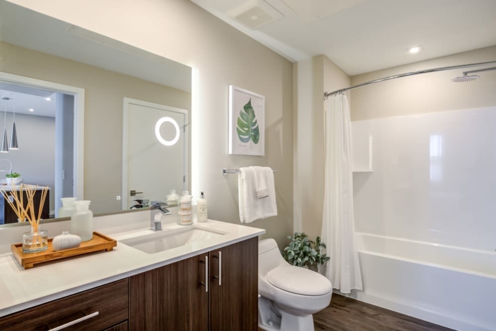 Bathroom at The Wyatt Apartments in Fort Collins, Colorado