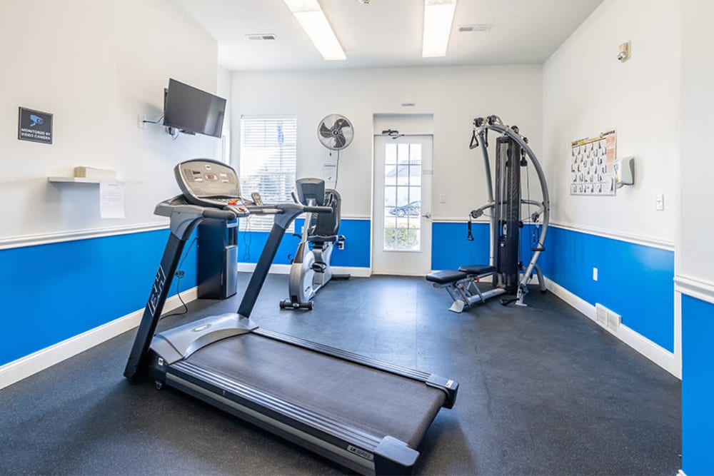 Fitness center at Avon Commons in Avon, New York