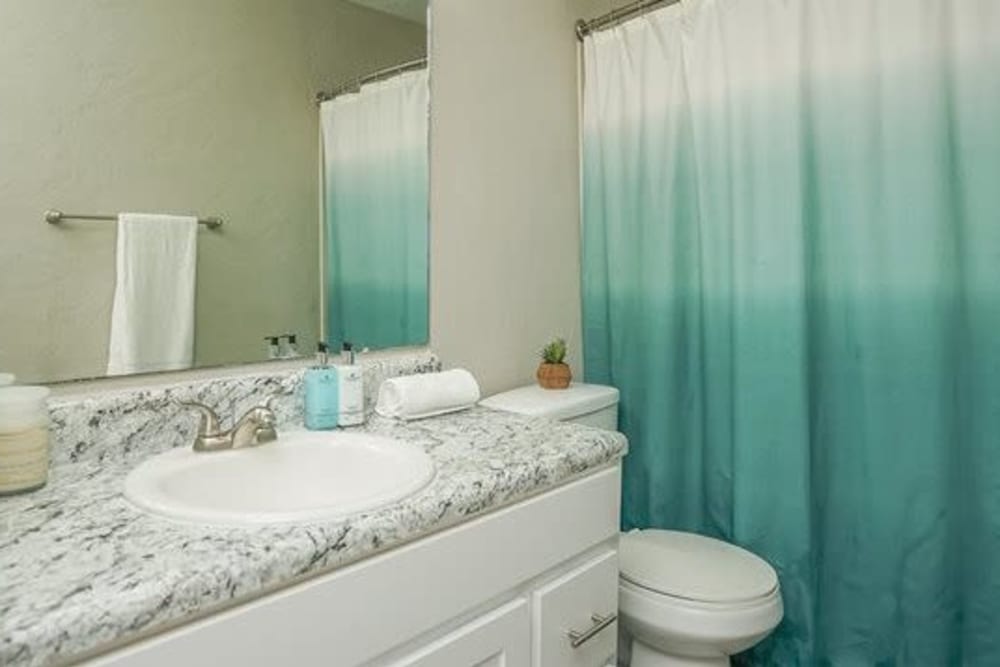 Bathroom at 1801 MetroWest in Orlando, Florida