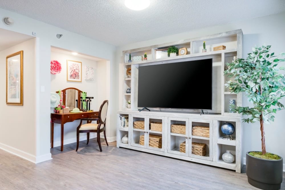 Entertainment area at Grand Villa of Sarasota