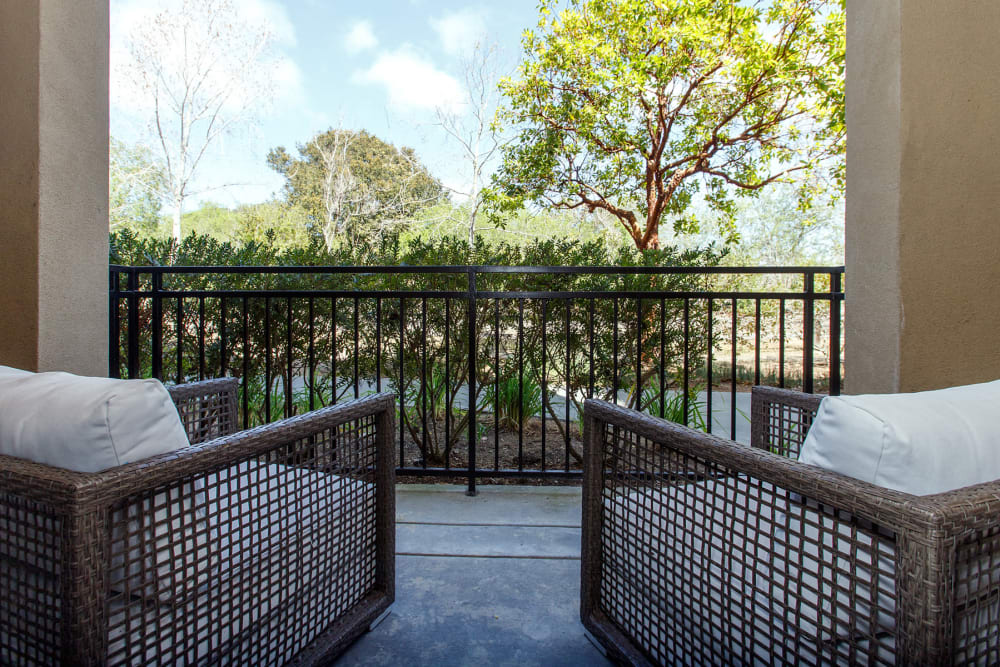 Private Patio or Balcony at Pacific Shores