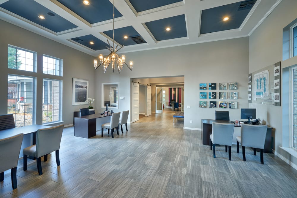 Interior Leasing Office at Hawthorne Hill Apartments in Thornton, Colorado
