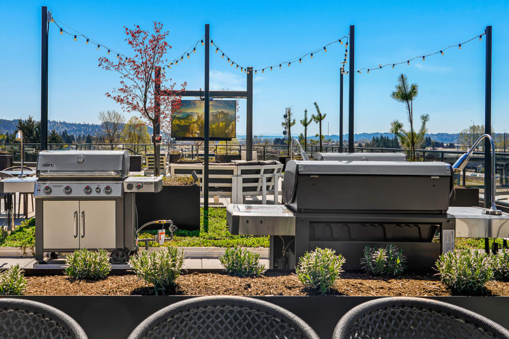 Rooftop Deck at The Verge in Auburn, Washington