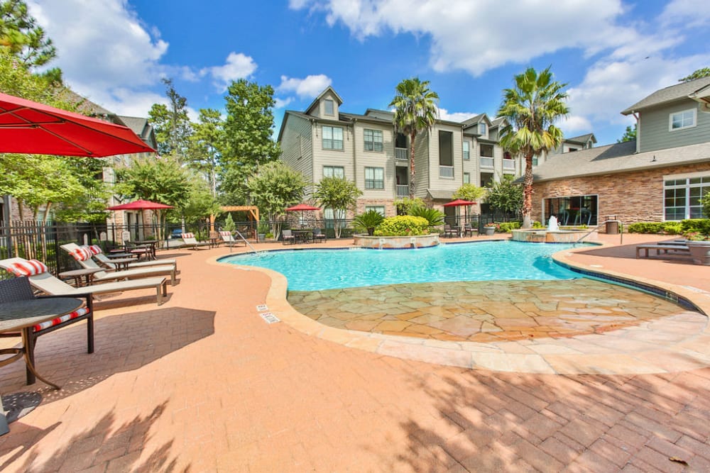 Swimming pool at Stone Creek at The Woodlands in The Woodlands, Texas