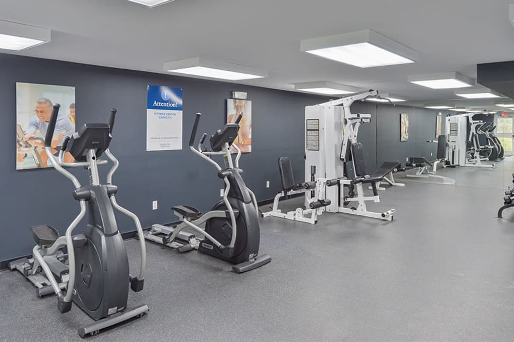 Cardio fitness equipment at Imperial Gardens Apartment Homes in Middletown, NY