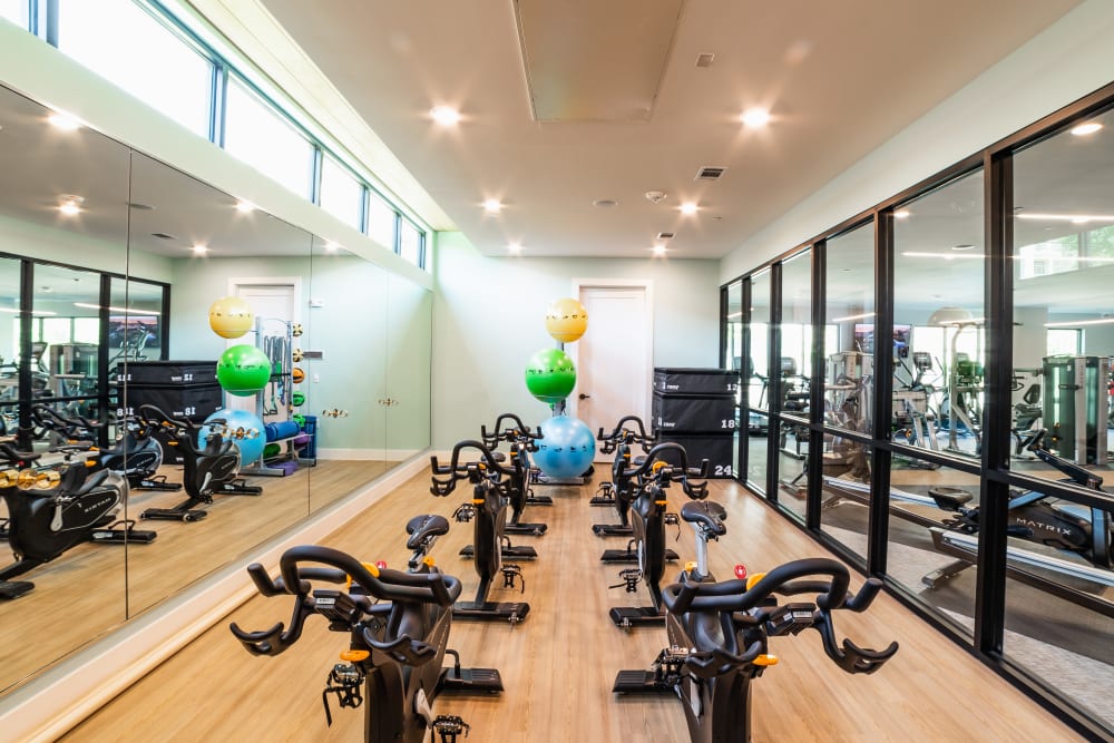 Spin studio at The Clark in Austin, Texas