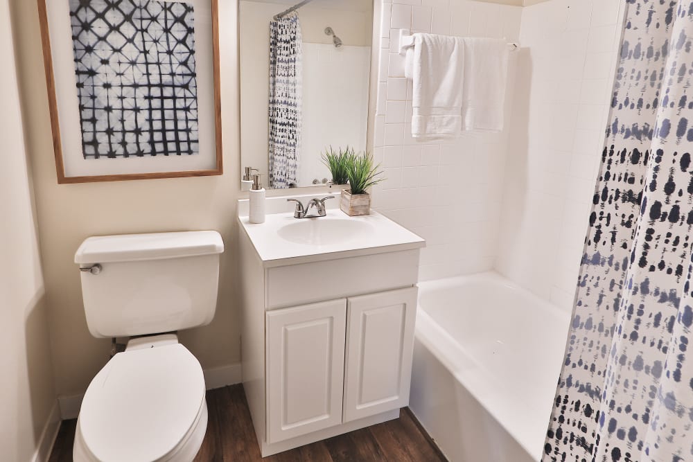 Bathroom at The Willows Apartment Homes in Glen Burnie, Maryland