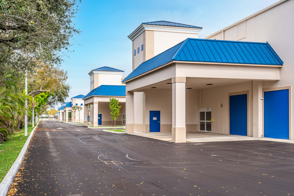 Spacious storage facility at Top Self Storage in West Palm Beach, Florida. 